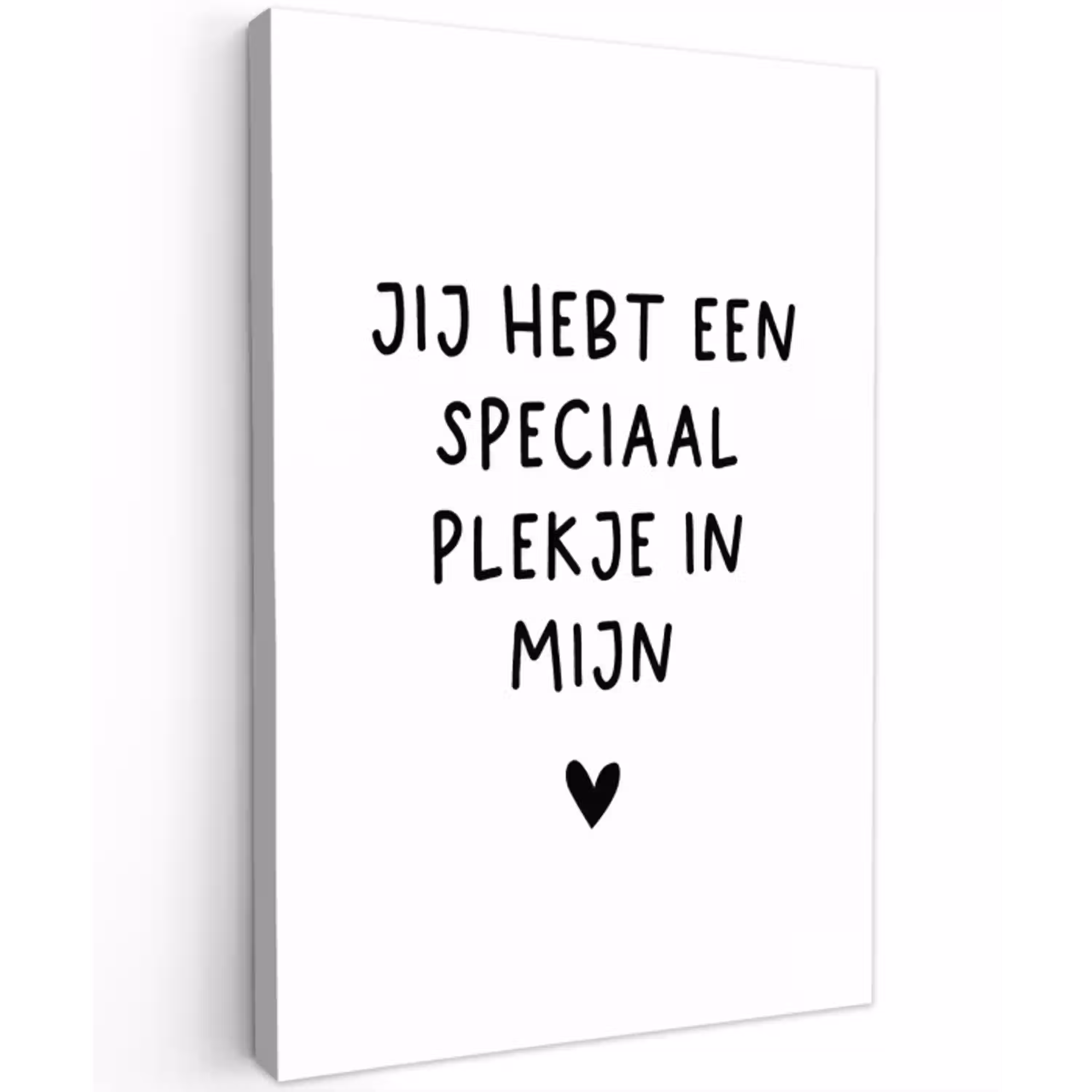 Quotes - Een speciaal plekje in mijn hart - Spreuken Tuinposter op houten frame 2 cm dik klein -3d