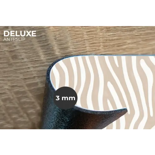 Abstract - Zebra - Beige Placemat vinyl groot 368 -closeup