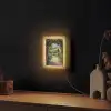 Doorkijk - Tuinboog - Bloemen - Natuur - Pad Light Box met kabel (Wandlamp) klein -sfeer1
