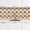 Waaier - Motief - Kleurrijk keuken achterwand 2 middel 871 -3d