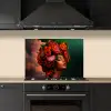 Vrouw - Drankenfruit - Rozen keuken achterwand spatscherm klein -sfeer1