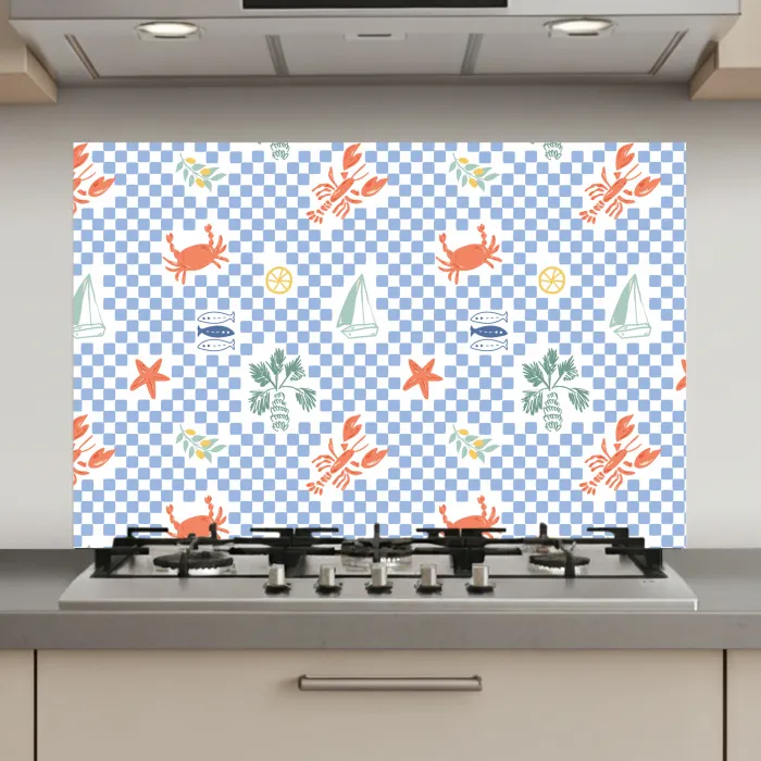 Zee - Sfeer -  Zeilboot - Blauw keuken achterwand spatscherm klein 900 -3d_website