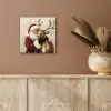 Kerstman - Rendier - Sneeuw - Kleurrijk aluminium wit klein -sfeer4