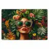 Vrouw - Panterprint - Jungle - Natuur - Luxe Placemat vinyl groot -zzsfeer1_Kitchenyeah-website