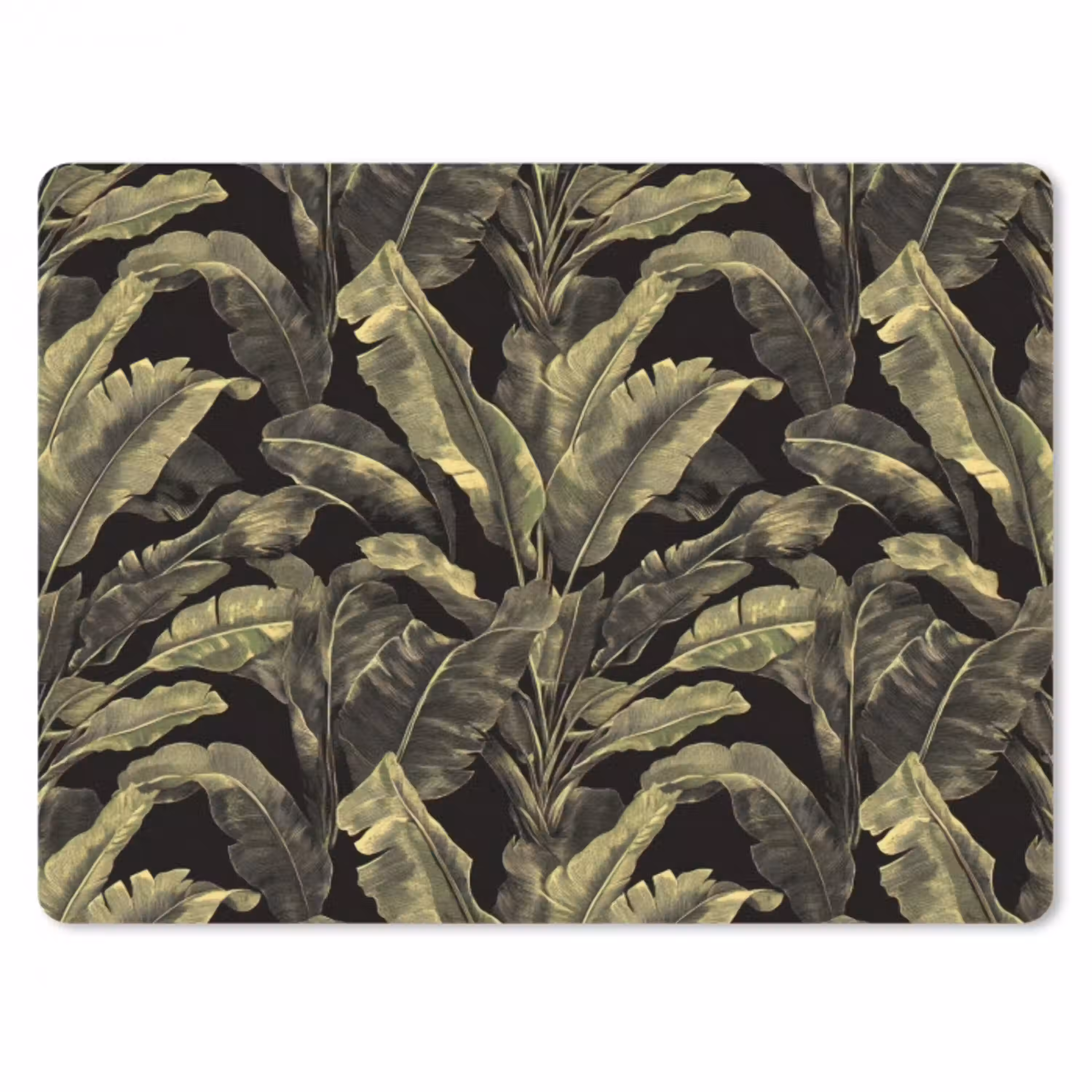 Botanisch - Bladeren - Groen muismat rubber klein 262 -3d