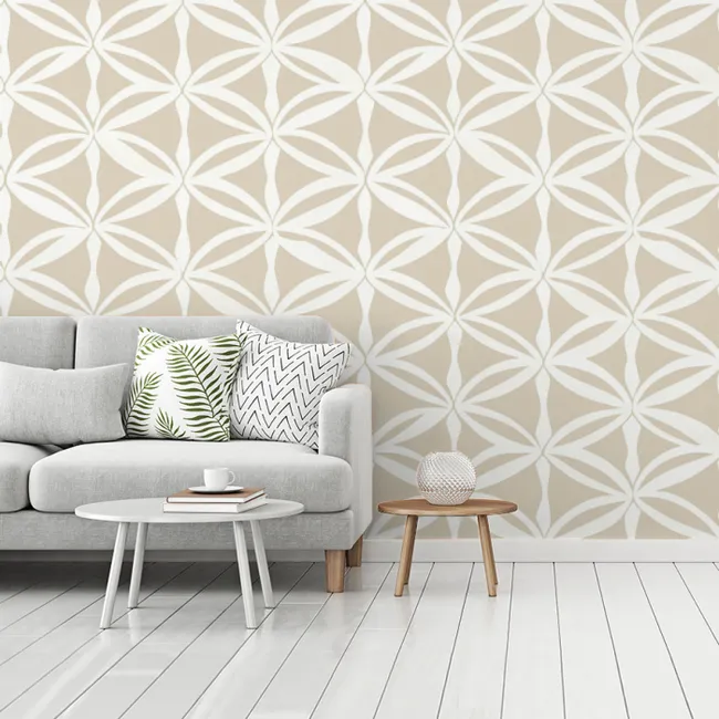 Behang - Motief - Modern - Beige