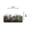 Marmer - Zwart - Goud - Luxe - Marmerlook Placemat vinyl groot -specs