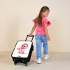 Eenhoorn met roze manen Kinderkoffer - Zwart klein -sfeer1