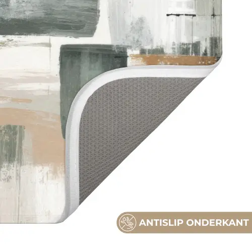 Penseelstreken - Abstract - Aardetinten WCmat klein -USP_AntislipNL