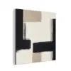 Zwart - Abstract - Japandi aluminium wit klein -3d