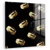 Macarons - Patroon - Goud - Zwart plexiglas 5mm klein -zzzproduct_nieuw