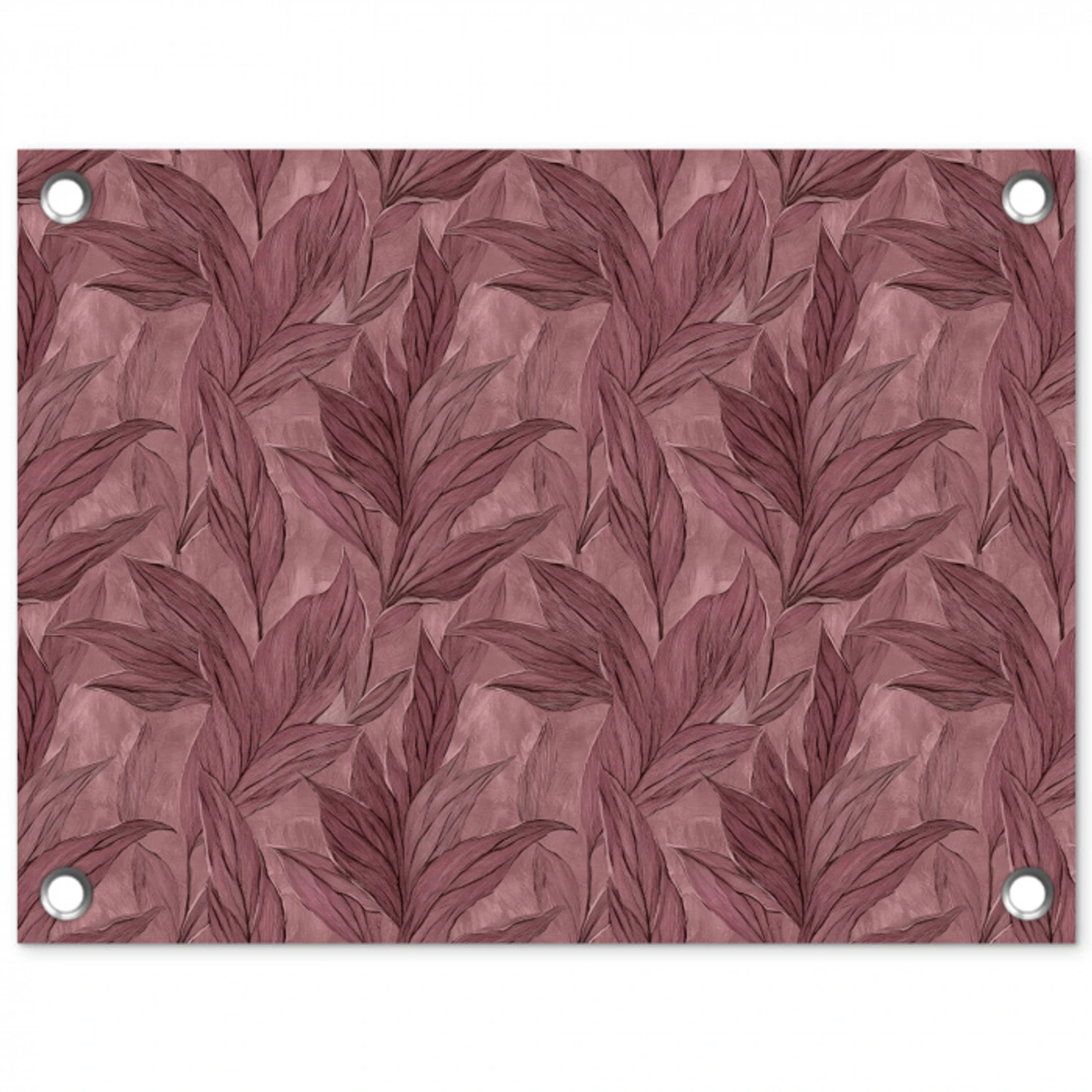 Bladeren - Patroon - Paars tuinposter los doek klein 239 -3d