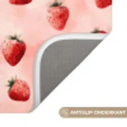 Aardbei - Patroon - Roze Badmat klein 997 -USP_AntislipNL