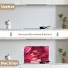 Cocktail - Pink - Luxe keuken achterwand spatscherm klein -voor_na_DE