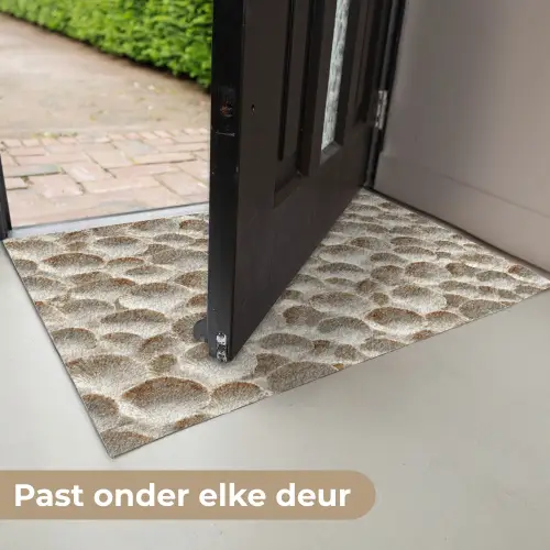 Schelpen - Waaiervorm - Wit Deurmat klein 898 -USP_NL