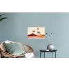 Palmbomen - Abstract - Zon - Heuvels Muursticker klein -plant