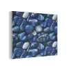 Luxe - Blauwe - Marmer - Stenen PET vilt klein 837 -3d