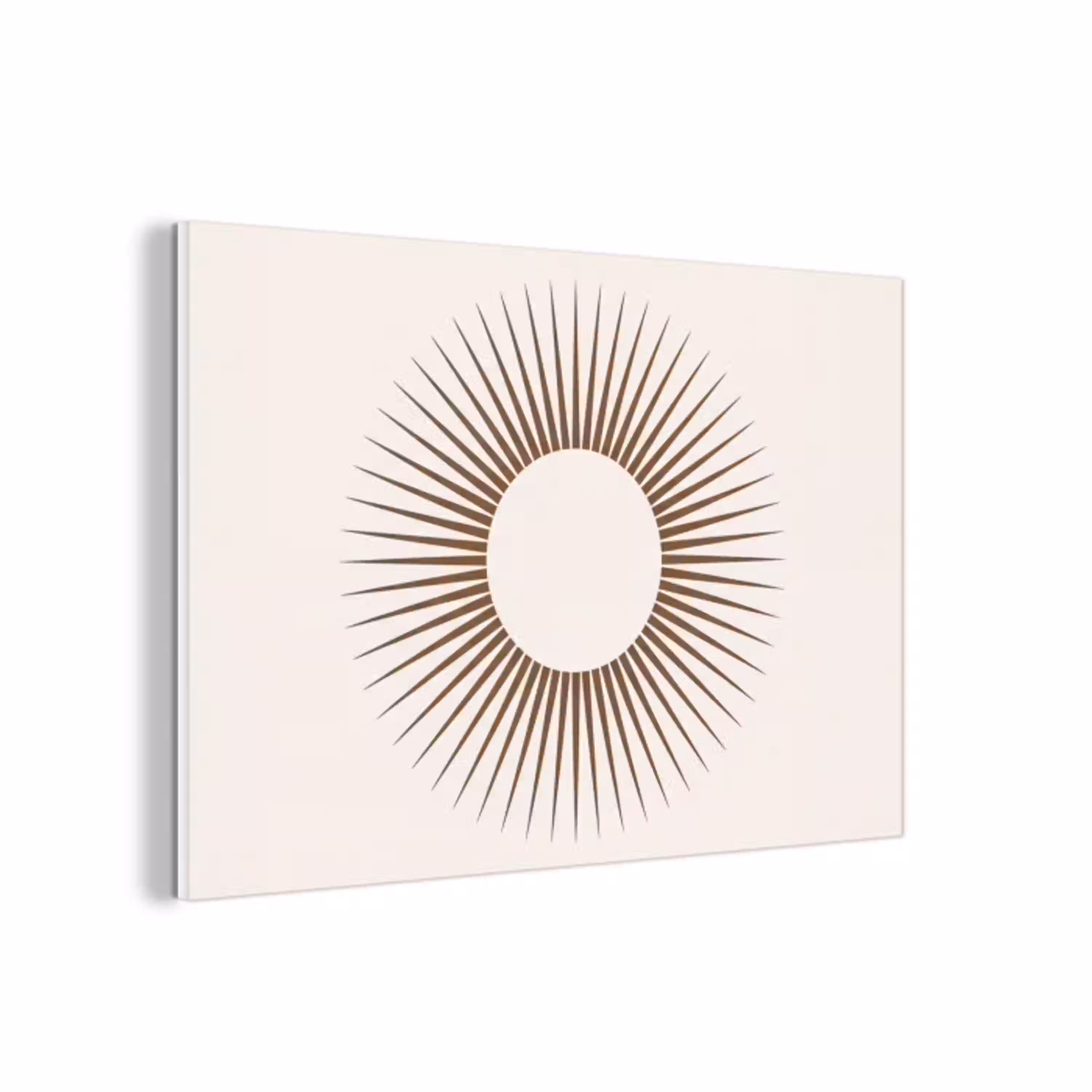 Abstract - Zon - Symbool - Modern - Beige forex 5mm xxl -3d
