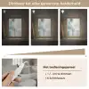 Verf - Moderne kunst - Abstract - Grijs Light Box met kabel (Tafellamp) klein -USP_dimbaarNL