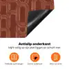 Abstract - Textuur - Bruin Inductie beschermer vinyl 3mm klein 276 -zzzzzzz-td-onderkant