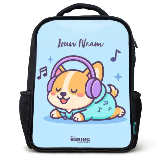 Kawai - Hond - Muziek Rugzak - Zwart middel -3d