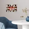 Koeienprint - Limited edition - Rood poster papier klein -sfeer3