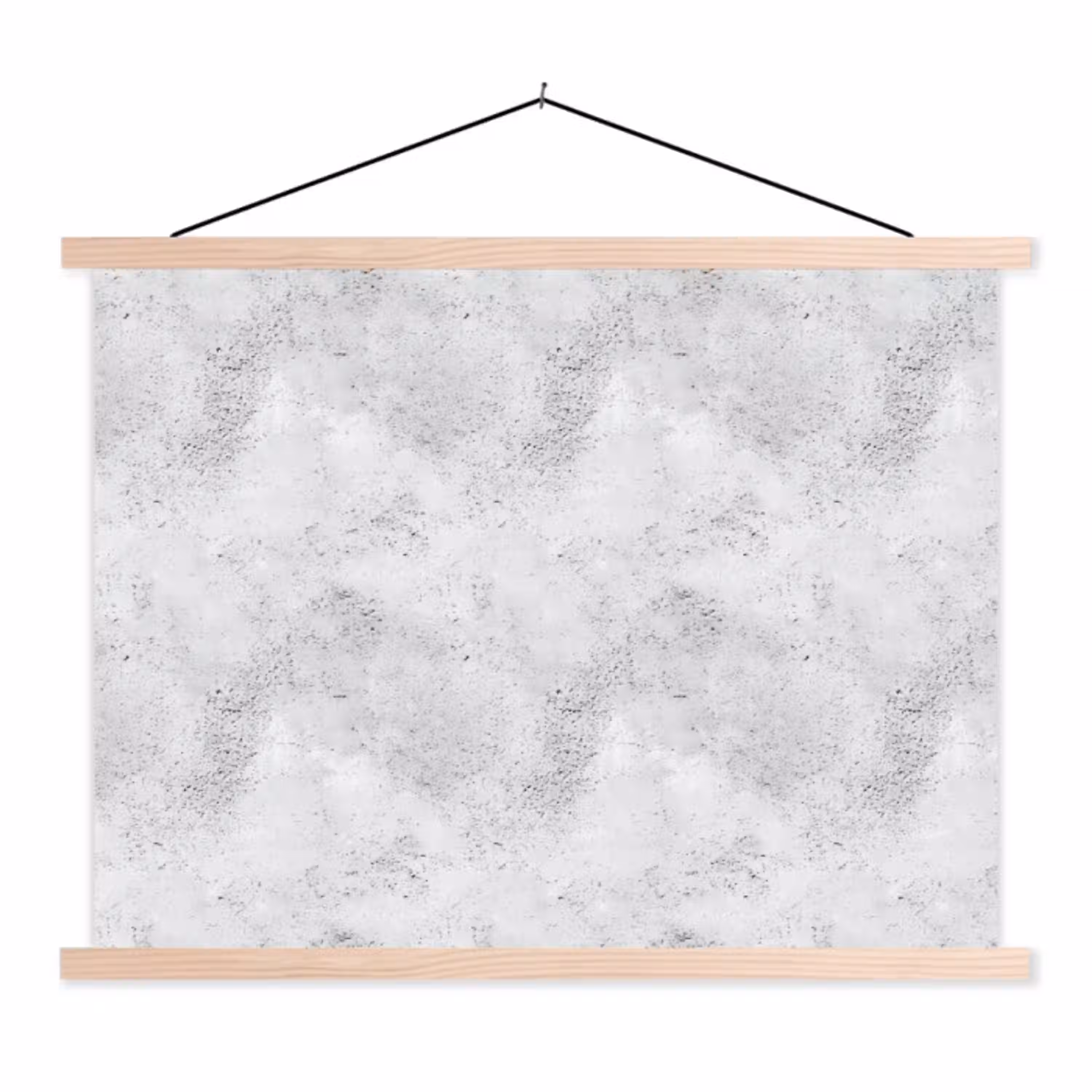 Lichtgrijs - Ruw - Subtiel textielposter latten blank klein 122 -3d