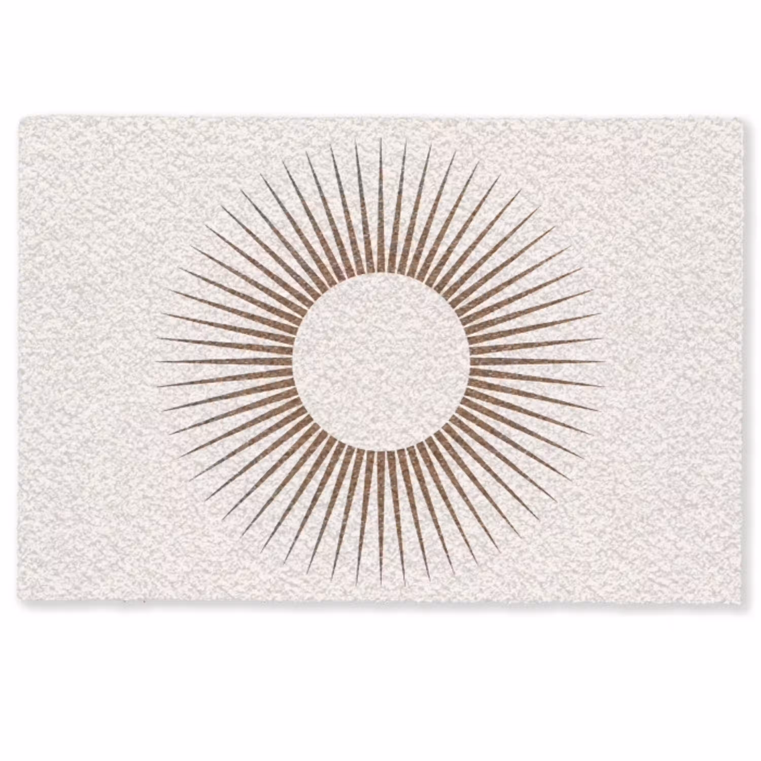 Abstract - Zon - Symbool - Modern - Beige Deurmat klein -zkaufland3d