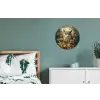 Uil - Vogels - Bloemen - Natuur Wandcirkel aluminium klein -slaapkamer
