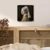 Meisje met de parel - Schilderij - Oude meesters - Vermeer plexiglas 5mm klein -sfeer4