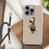 Zebra - Zonnebloemen - Warm Hoesje iPhone 16 Pro Max met koord klein -sfeer4