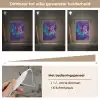 Tijger - Kleurrijk - Rook - Dieren Light Box met kabel klein -USP_dimbaarNL