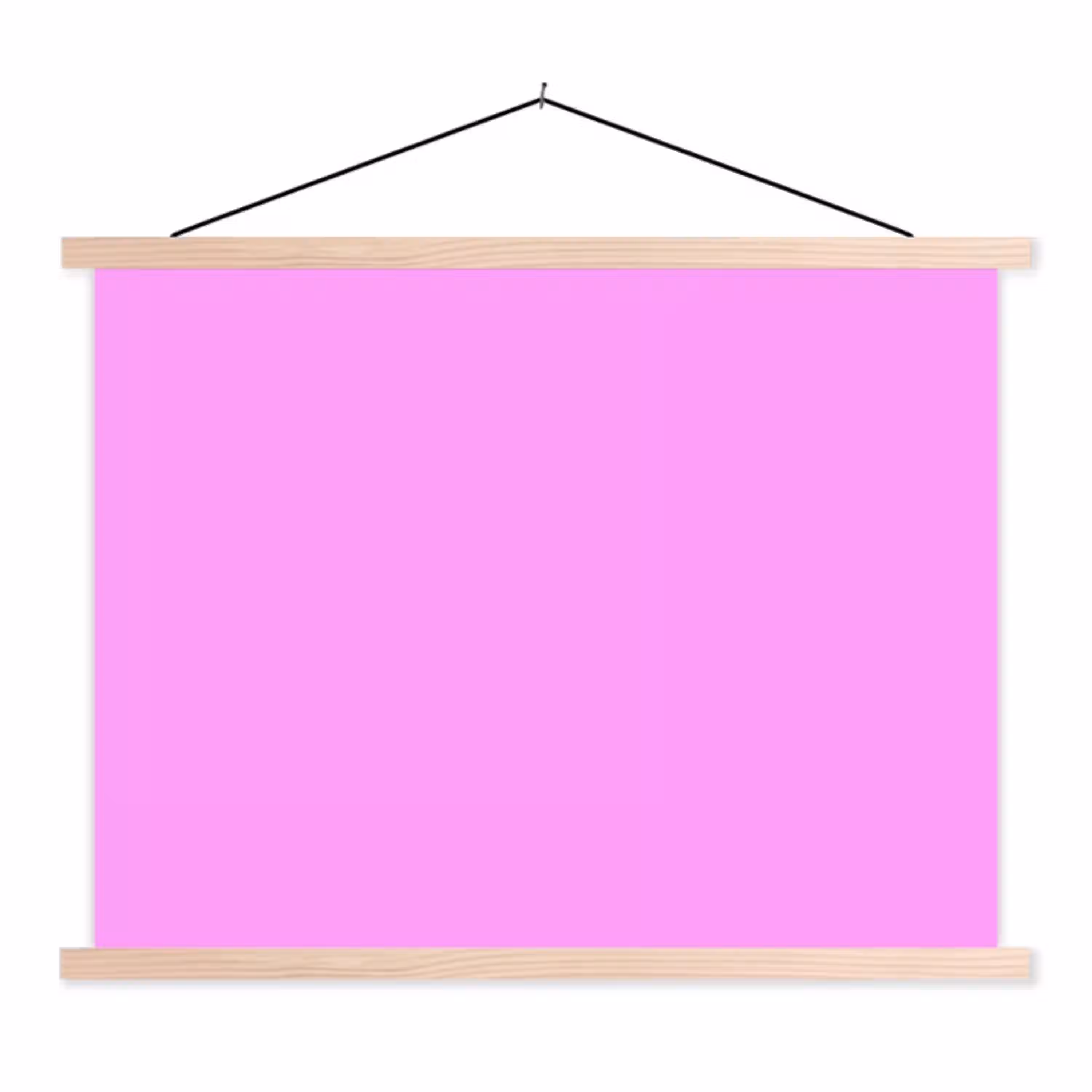 Soft - Lavender - Roze textielposter latten blank klein 122 -3d