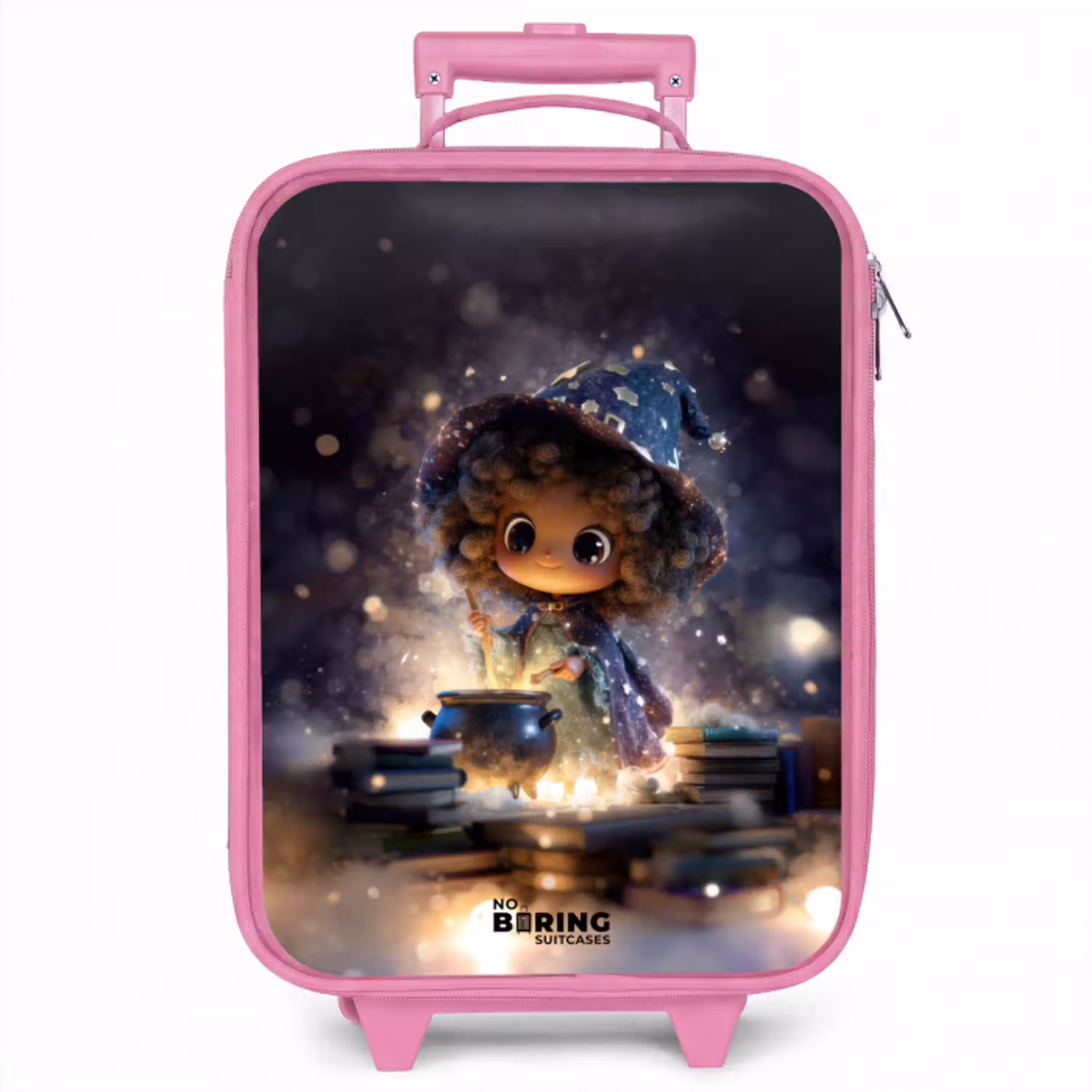 Magische Nacht vol Toverkunst Kinderkoffer - Roze klein -zzz_website3d