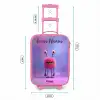 Roze harig monster met grote ogen Kinderkoffer - Roze klein -productfoto_formaten