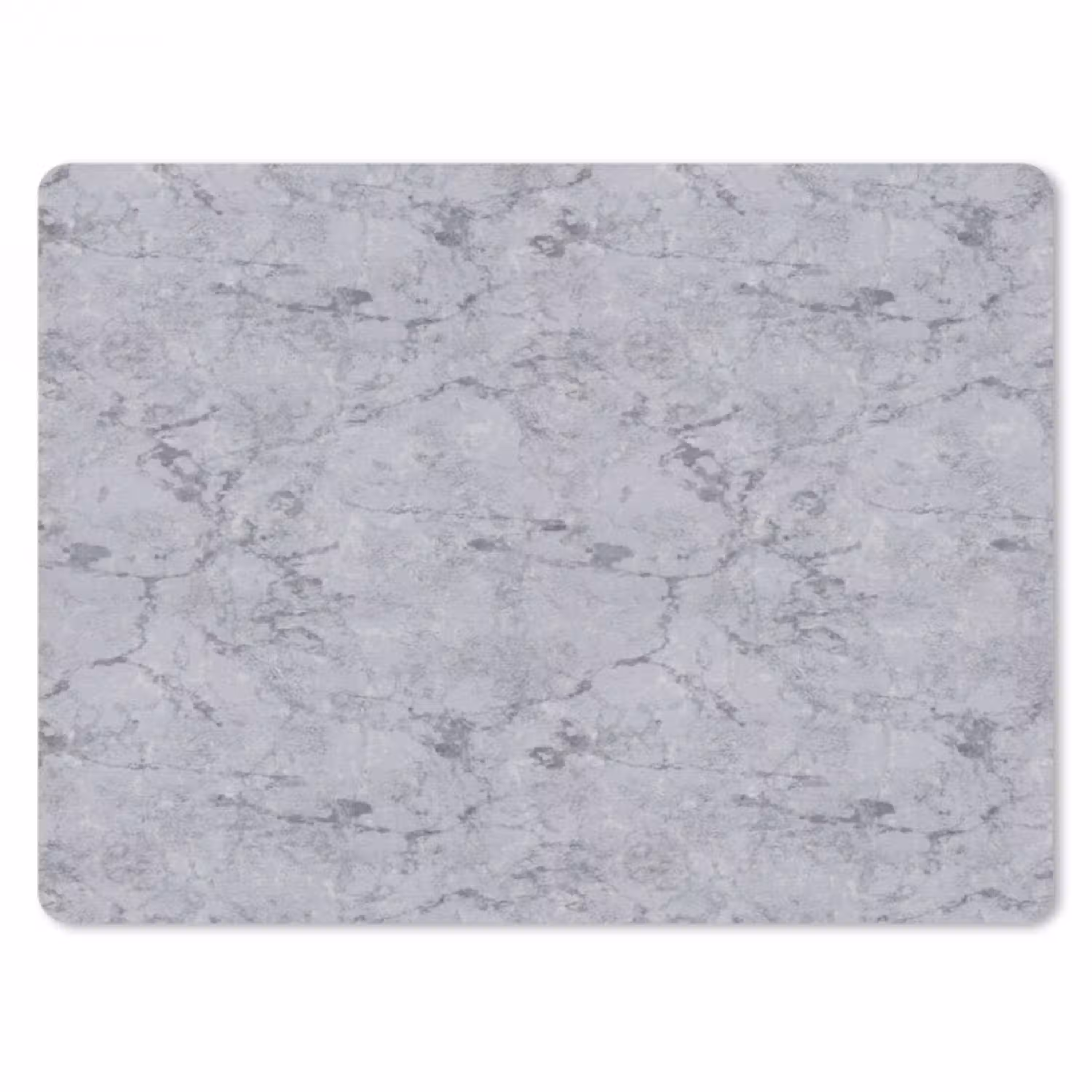 Marmerplaat - Patroon - Grijs muismat rubber klein 262 -3d