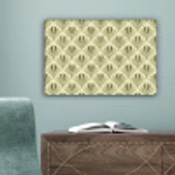 Klassiek - Waaier - Groen canvas 2cm klein 34 -sfeer4
