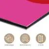 Minimalistisch - Rood - Roze - Hartjes aluminium wit klein -closeup_NL