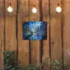 Stad Kuala Lumpur - Skyline - Wolkenkrabbers - Water tuinposter los doek klein -sfeer1