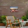 Zonsondergang Achter de Duinen Tuinposter op houten frame 2 cm dik klein -sfeer3