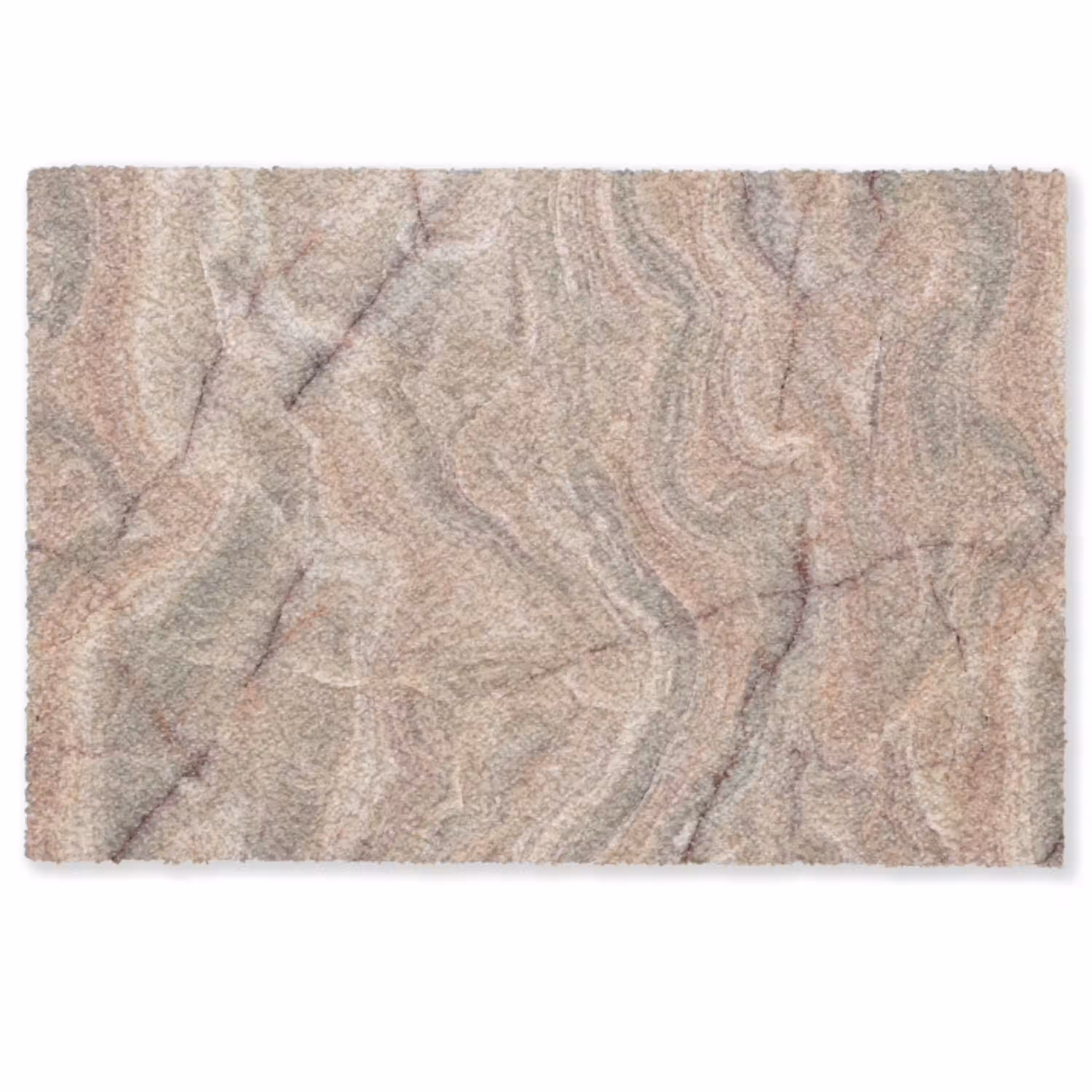 Marmer - Patroon - Abstract - Beige - Groen Deurmat klein -zkaufland3d