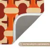 Geometrisch - Retro - Oranje WCmat klein 1009 -USP_AntislipDE