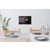 Kop - Koffie - Hout - Bonen Muursticker klein -eettafel