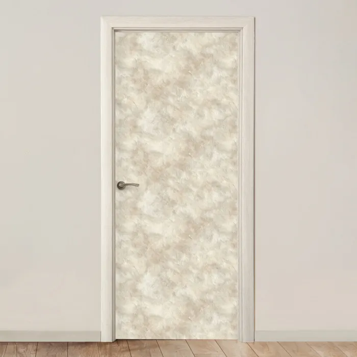 Beige - Reliëfstructuur - Natuursteen deurposter klein 289 -3d_beige