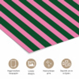 Verticale strepen - Groen - Roze poster papier klein 62 -closeup_NL
