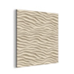 Zand - Golven - Beige aluminium wit klein 46 -3d