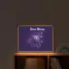 Monster - Paars - Ruimte Light Box met batterij (Wandlamp kind) middel -sfeer1_kind