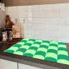 Bogen - Groen - Gestapeld Inductie beschermer vinyl 3mm klein 276 -sfeer3