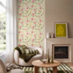 Lelies - Sereen - Kleurrijk Behang Vinyl klein 1060 -sfeer2