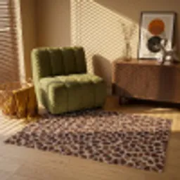 Schildpad - Patroon - Bruin Vloerkleed Rechthoek klein 1091 -atmosphere_sfeer1_global